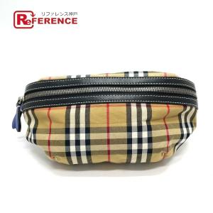 美品 BURBERRY バーバリー 4074307 チェック ウエストバッグ ボディ