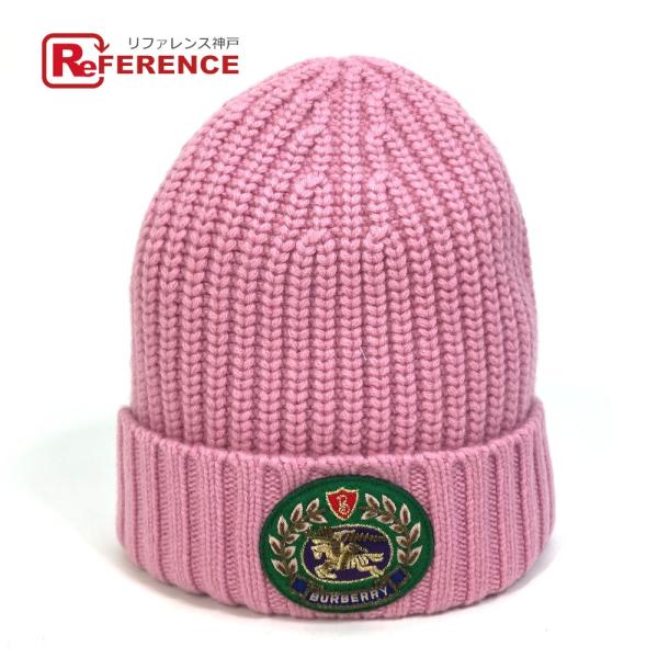BURBERRY バーバリー 8007193 ビーニー ニットキャップ ワッペン 帽子 ニット帽 ウ...