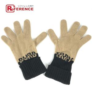 HERMES（エルメス） Hロゴ スウェードレザーグローブ ブラウン 茶色