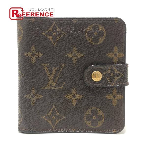 LOUIS VUITTON ルイヴィトン M61667 コンパクトジップ 二つ折りコンパクトウォレッ...