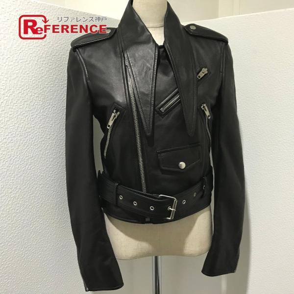 未使用 BALENCIAGA バレンシアガ 479901 スカーフバイカー ライダース ジャケット ...