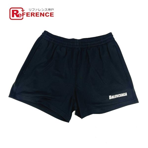 未使用 BALENCIAGA バレンシアガ 702204 ロゴ ボトムス アパレル ハーフパンツ ズ...