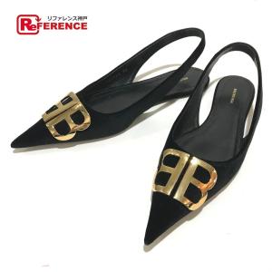 BALENCIAGA バレンシアガ BBロゴ ポインテッドトゥシューズ サンダル