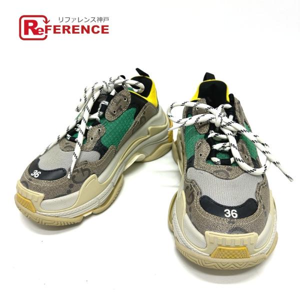 BALENCIAGA バレンシアガ 677193 ザ ハッカー プロジェクトトリプルS グッチ×バレ...