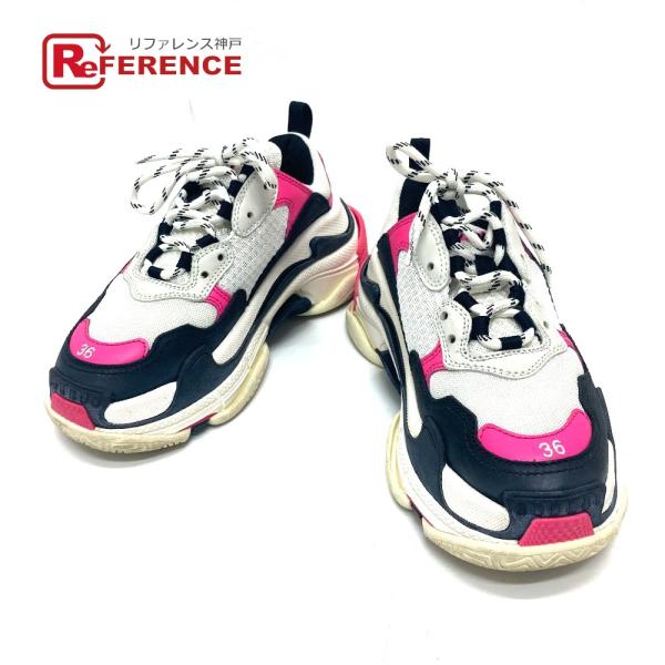 BALENCIAGA バレンシアガ 524039 トリプルS メッシュ ローカット スニーカー ホワ...