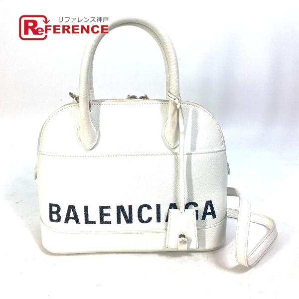 BALENCIAGA バレンシアガ 550645 バイカラー カバン ヴィル トップ ハンドル S ...