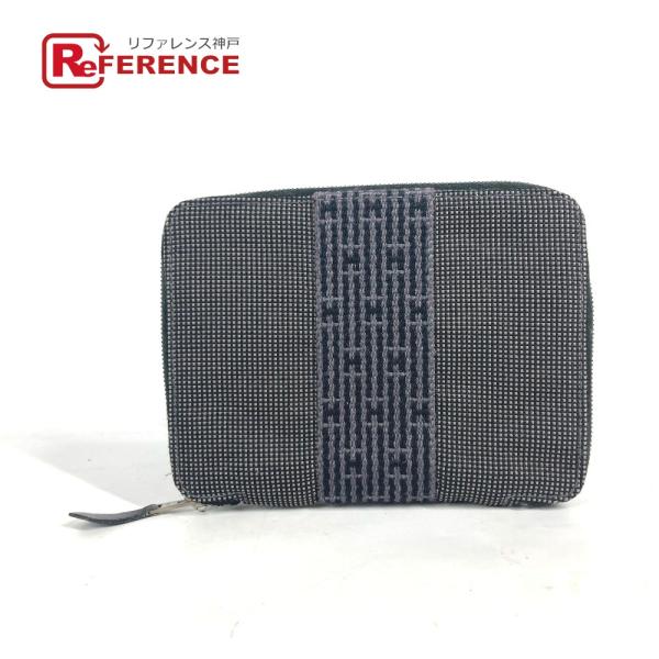 HERMES エルメス システム手帳 ステーショナリー ラウンドファスナー エールライン 手帳カバー...