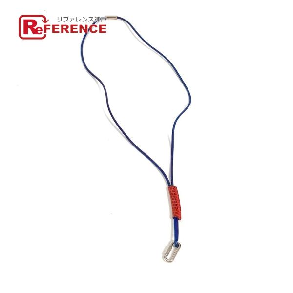 HERMES エルメス キュリオジテ アクセサリー ネックレス ネイビー ユニセックス【中古】