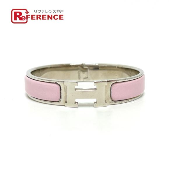 HERMES エルメス クリッククラックPM バングル ブレスレット ピンク レディース【中古】