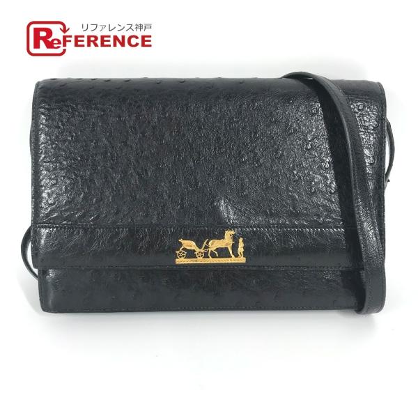 HERMES エルメス ユージェニー  2WAY  カバン クラッチ 馬車金具 ショルダーバッグ ブ...