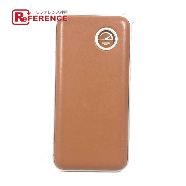 HERMES エルメス ヴォルトH マキシ モバイルバッテリー 充電器 携帯  雑貨 ブラウン ユニ...