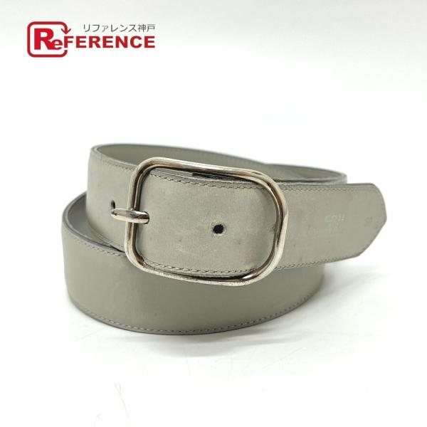HERMES エルメス サルト ズボン用ベルト ベルト グレー ユニセックス【中古】