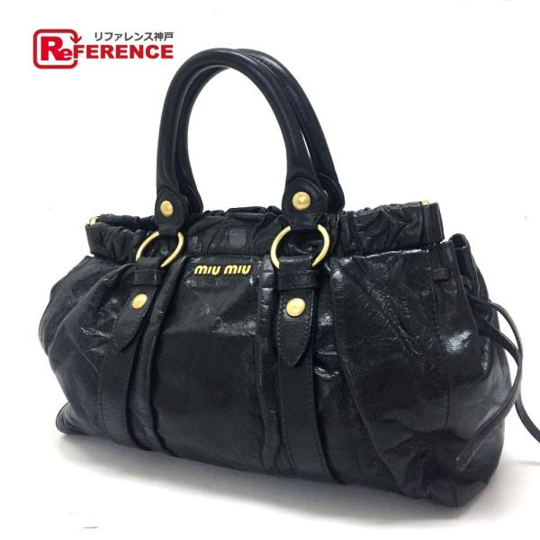 MIU MIU ミュウミュウ 斜め掛けショルダーバッグ ハンドバッグ ショルダーバッグ 2wayバッ...