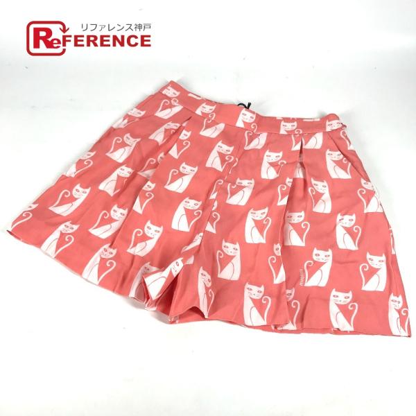 美品 MIUMIU ミュウミュウ MP1012 キャット 猫 アニマル ハーフパンツ ボトムス アパ...