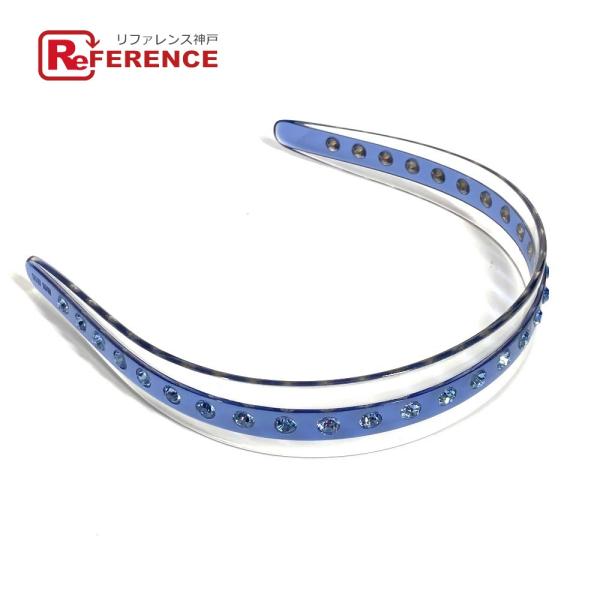 MIUMIU ミュウミュウ ラインストーン ヘアアクセサリー ヘッドバンド ヘアバンド カチューシャ...