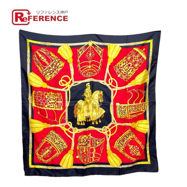 HERMES エルメス カレ90 LES MUSEROLLES 鼻革 カレ スカーフ  スカーフ ブ...