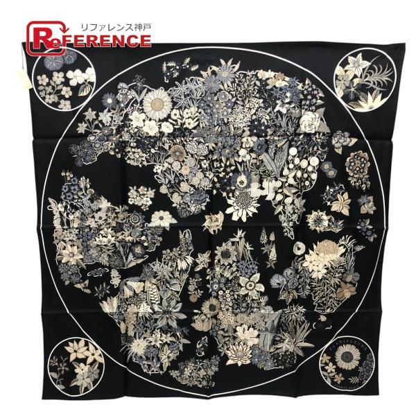 未使用 HERMES エルメス カレ90 PLANIFLEURS プラニフルール ファッション小物 ...