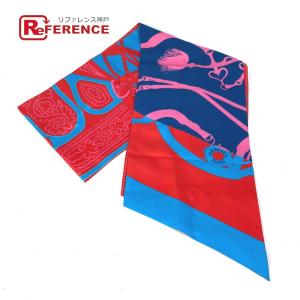 CELINE（セリーヌ） 豹柄 ヒョウ レオパード 大判 スカーフ シルク