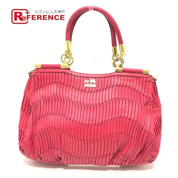 COACH コーチ 21281 マディソン ギャザード 2WAYバック トートバック バック カバン...