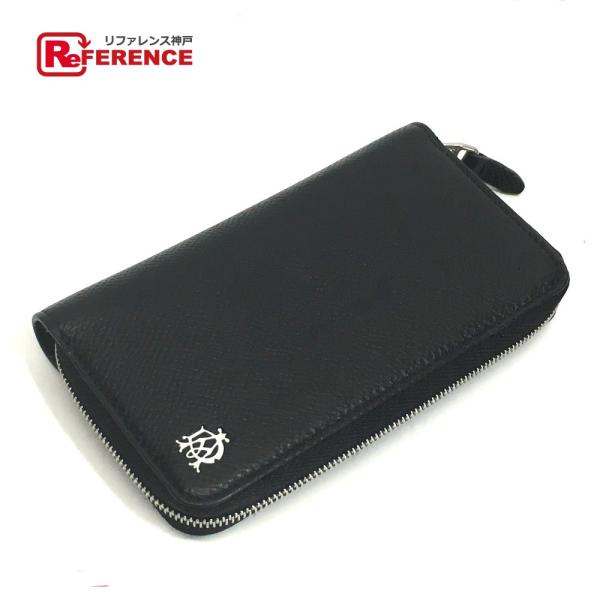 Dunhill ダンヒル ラウンドジップ 6連キーケース 革小物 小物 鍵 鍵入れ 6連 ワンポイン...