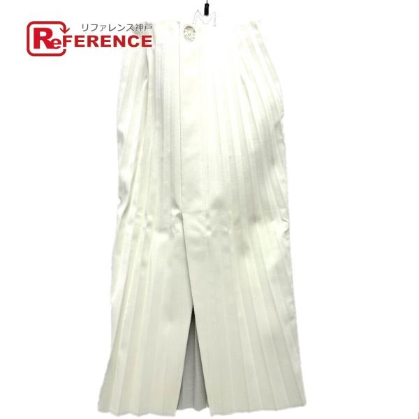 未使用 IRENE アイレネ 23A87002 フェイクレザースカート スカート ホワイト レディー...