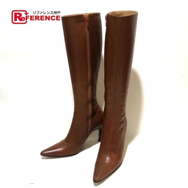 Akira Osaki Elegance アキラオオサキ　エレガンス シューズ ブーツ ブラウン レ...