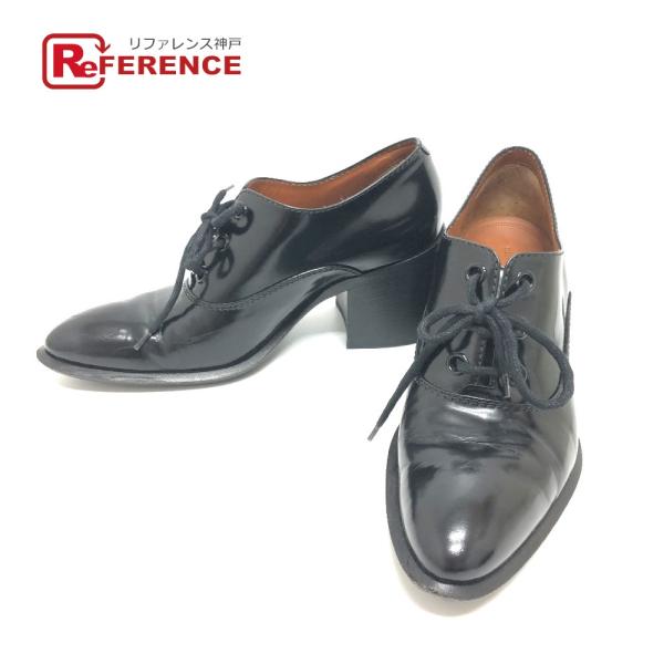 CELINE セリーヌ ドレス ローファー シューズ 靴 ローファー ブラック レディース【中古】