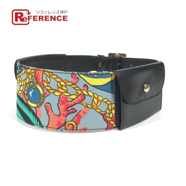 CELINE セリーヌ スカーフ柄 ポーチ付き ウエストバッグ ベルトバッグ カバン ヴィンテージ ...