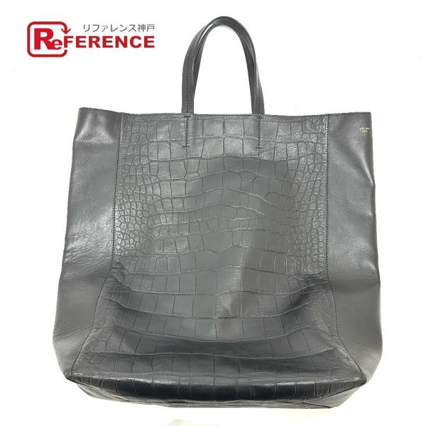 CELINE セリーヌ ホリゾンタルカバ カバン ハンドバッグ ブラック レディース【中古】