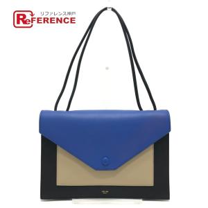 ポケットミディアムクラッチ 15年春夏 セリーヌ セリーヌ ブラック クラッチバッグ 15年春夏 トリコロール Celine レディース 新品同様 中古 中古 リファレンス コレクション 超特価sale開催