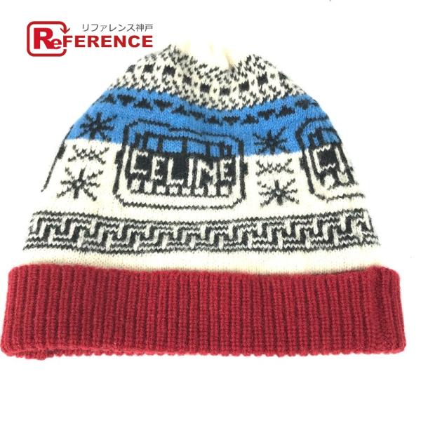 CELINE セリーヌ THE DANCING KID ビーニー 帽子 ニット帽 ニットキャップ ロ...