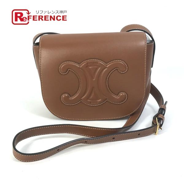 未使用 CELINE セリーヌ 198263DU3 フォルコ キュイル トリオンフ カバン 斜め掛け...