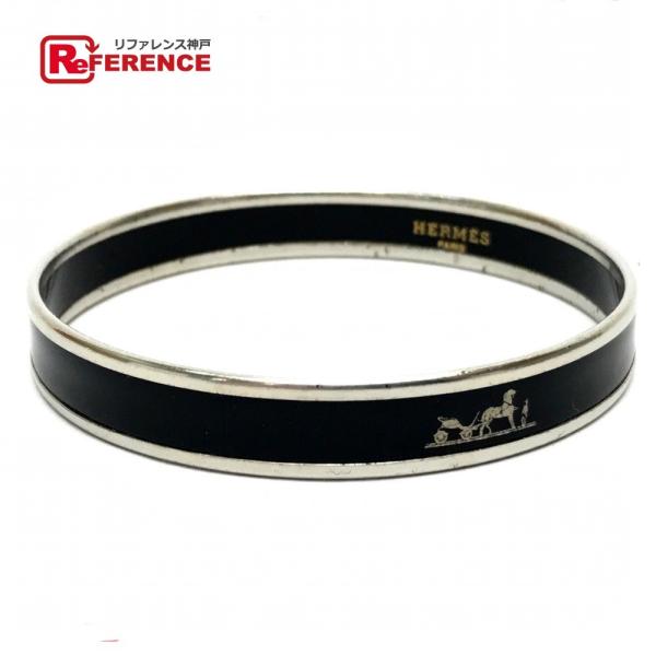 HERMES エルメス ブレスレット アクセサリー エマイユPM ファン カレーシュ バングル メタ...