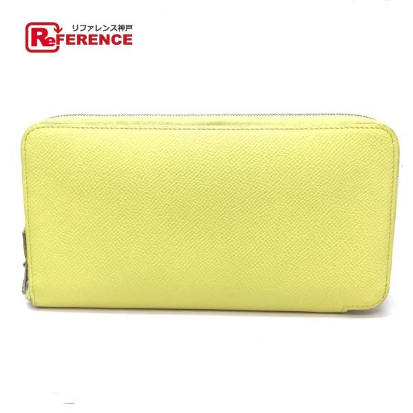 HERMES エルメス ラウンドファスナー ジップウォレット アザップロング シルクイン 長財布 小...