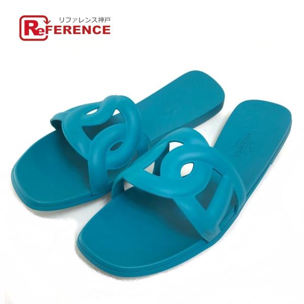 HERMES エルメス アロハ シェーヌダンクル 靴 シューズ ビーチサンダル フラット サンダル ...