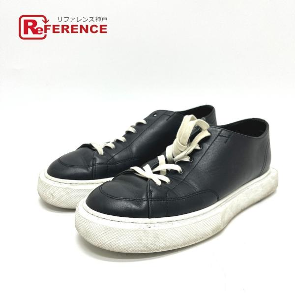 HERMES エルメス カジュアルダービー・ハル ローカット 厚底 靴 スニーカー ブラック メンズ...