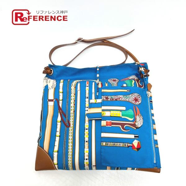 HERMES エルメス シルキーシティ PM 斜め掛け カバン ポーチ付き バッグ ショルダーバッグ...