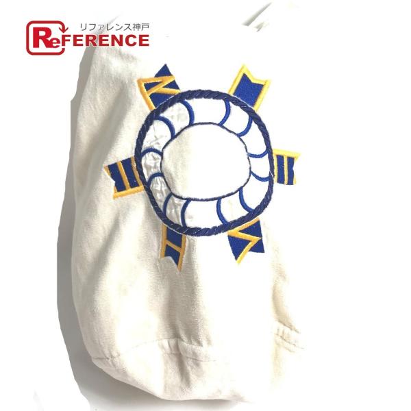 HERMES エルメス 巾着 パイル カバン ショルダーバッグ ホワイト レディース【中古】