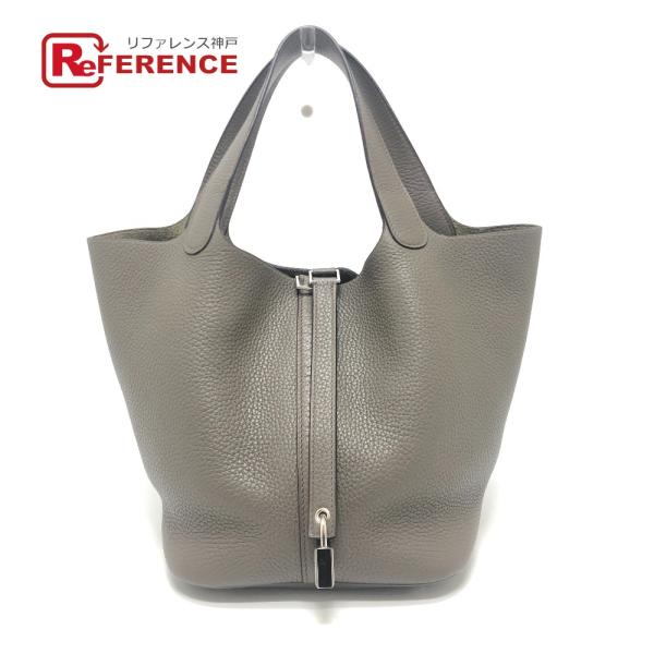 HERMES エルメス ピコタンロックMM ピコタンロック MM シルバー金具 カバン ハンドバッグ...