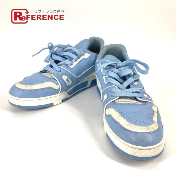 LOUIS VUITTON ルイヴィトン LVトレイナーライン ローカット 靴 シューズ 紐 スニー...