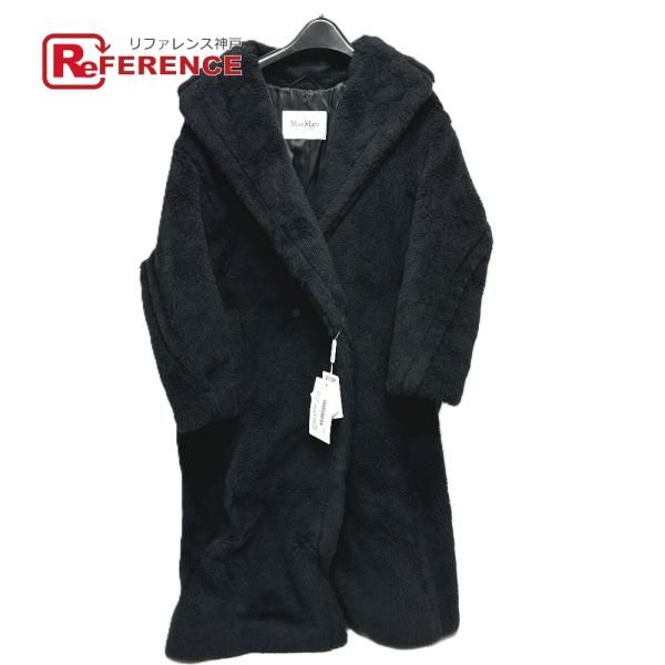 未使用 MAX MARA マックスマーラ 2521016052 テディベア ロングコート ブラック ...