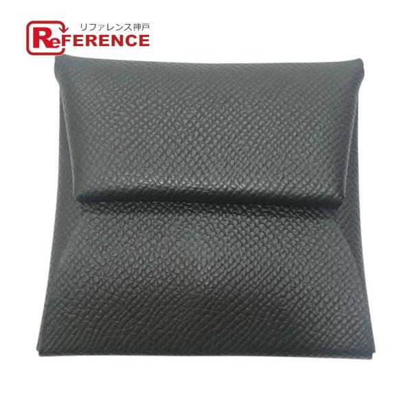 新品同様 HERMES エルメス バスティア 財布 小銭入れ スクエア コインケース シルバー金具 ...