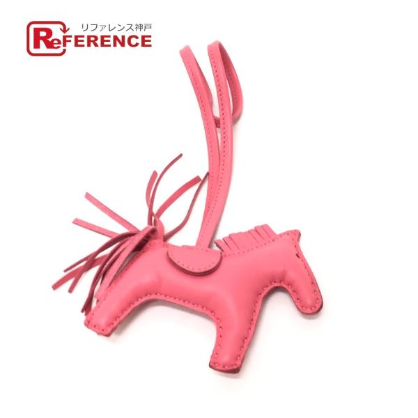 HERMES エルメス ロデオPM バックチャーム チャーム 小物 バッグチャーム ローズアザレ ピ...