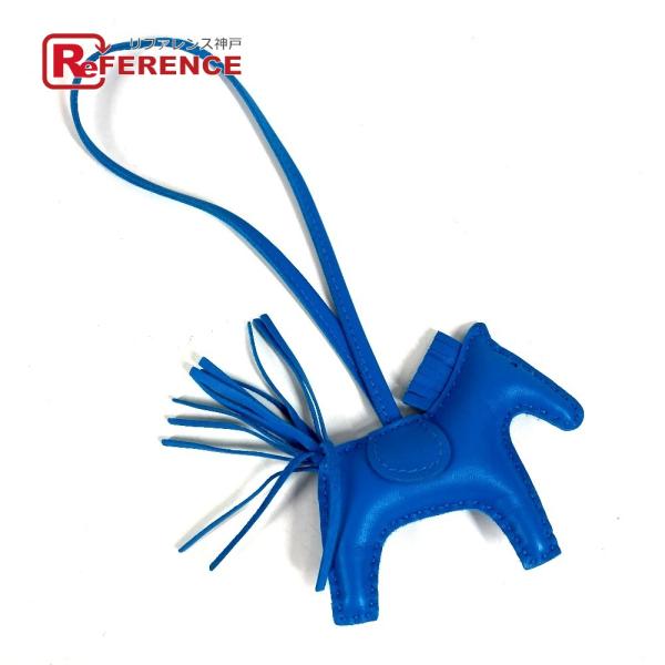 新品同様 HERMES エルメス ロデオ PM ロデオPM バッグチャーム キーホルダー 馬 シュバ...