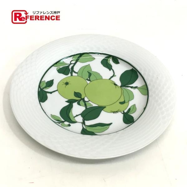 HUTSCHEN REUTHER フッチェンロイター メンズ 大皿 アップルモチーフ りんご柄 食器...