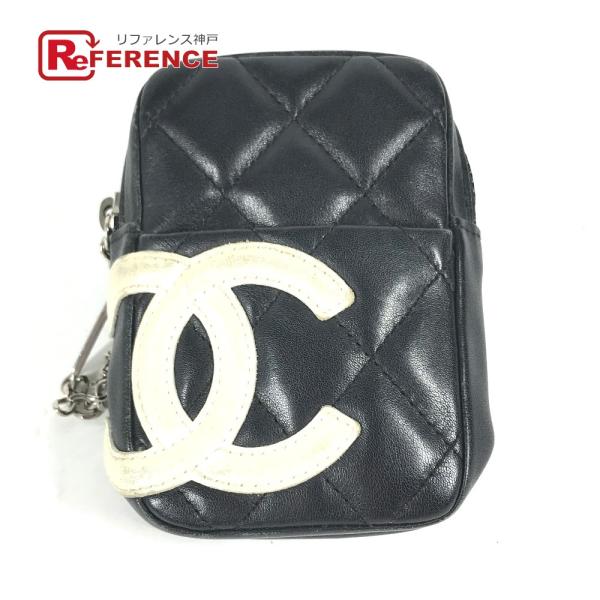 CHANEL シャネル CC ココマーク タバコケース カンボンライン シガレットケース ブラック ...