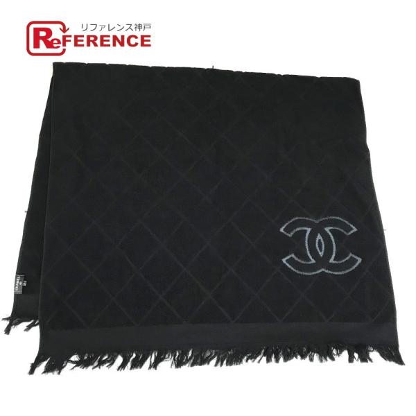 美品 CHANEL シャネル マトラッセ キルティング 大判 バスタオル タオル 雑貨 ココマーク ...