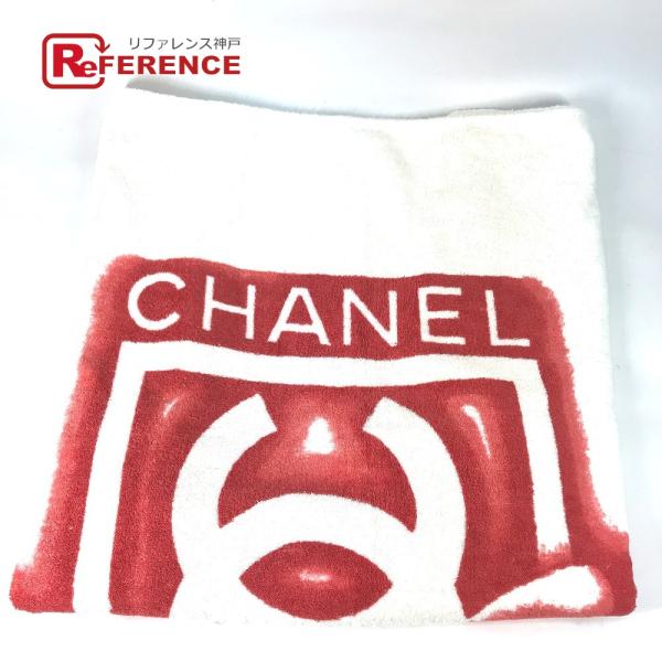 CHANEL シャネル カメリア バスタオル インテリア ひざかけ ブランケット ビーチ スポーツ ...