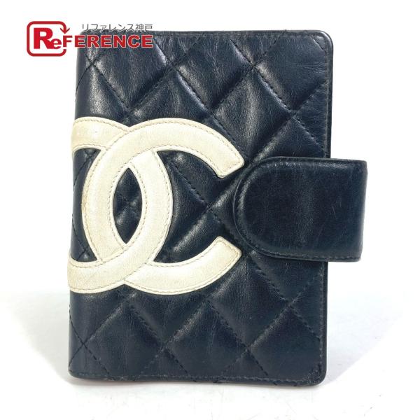 CHANEL シャネル A26727 カンボンライン システム手帳 ステーショナリー 手帳カバー レ...