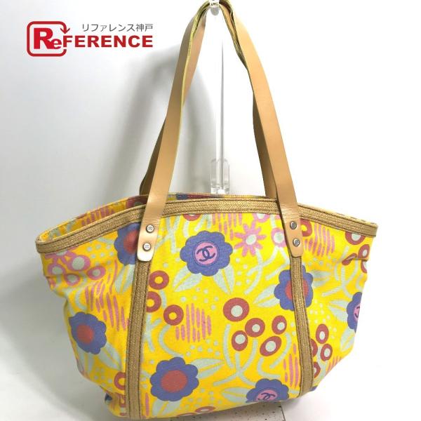 CHANEL シャネル ハイサマー フラワー 花柄 フラワー ショルダーバッグ カバン トートバッグ...